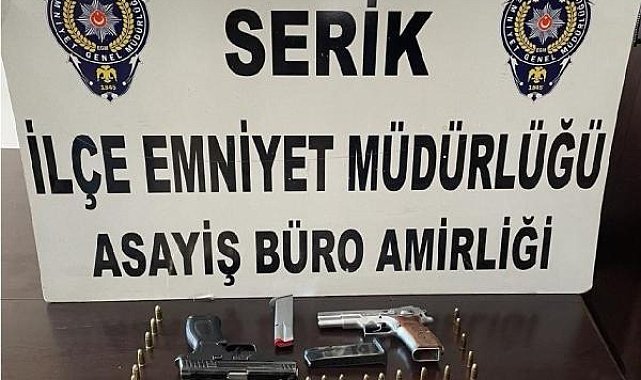 Serik'te aranan 38 kişi tutuklandı