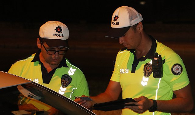 Antalya'da trafik denetimi
