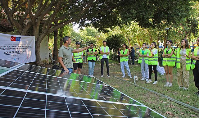 Güneş Okulu projesinde uygulamalı eğitim başladı