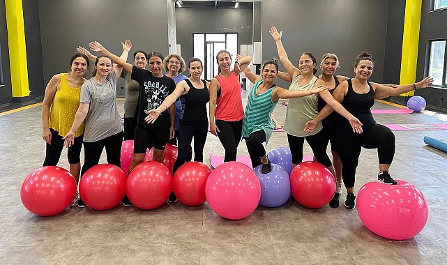 Kepez'in kadınları için step, aerobik ve pilates dersleri