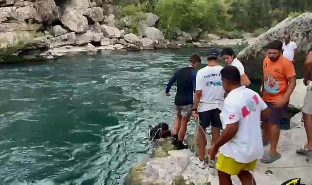 Serinlemek için girdiği ırmakta kayboldu