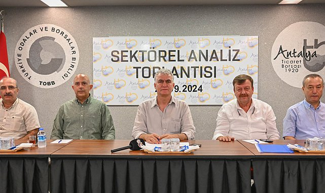 ATB, zeytin ve zeytinyağı sektörel analiz toplantısı düzenledi