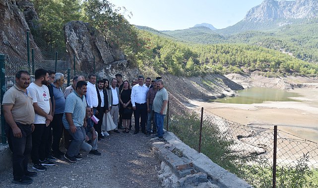 Kuraklıktan su seviyesi azalan Doyran Göleti'nde 'HES' tepkisi