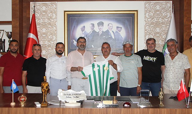 Serikspor heyeti ziyaretler yaptı