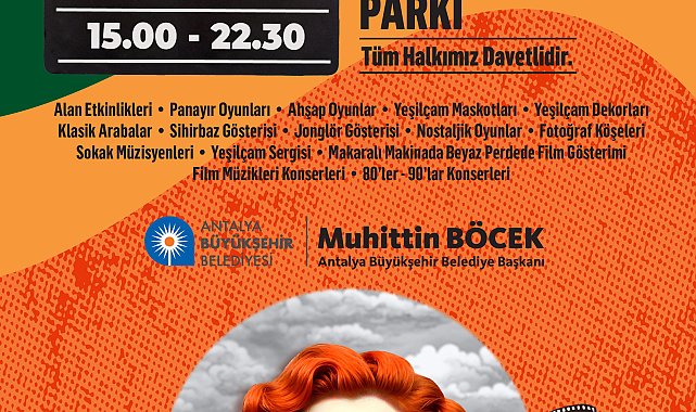 Karaalioğlu Parkı'nda Yeşilçam Festivali düzenlenecek