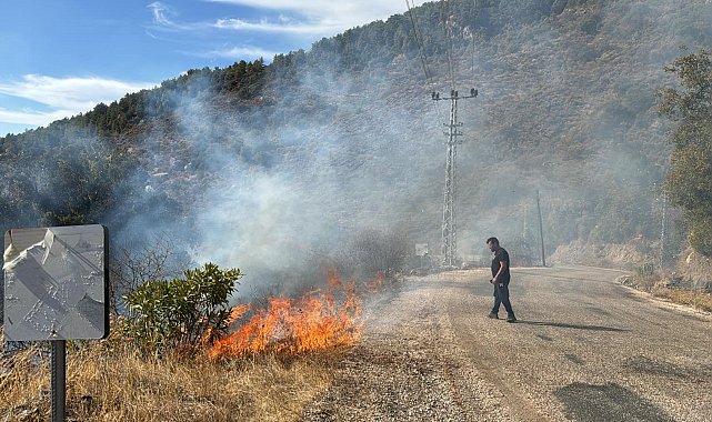 Antalya'da orman yangını