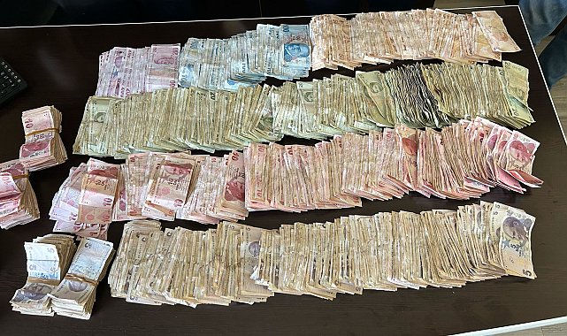 Dilencinin üzerinden 45 bin lira çıktı