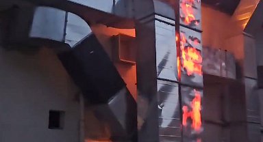 Alanya'da mobilya atölyesinde yangın