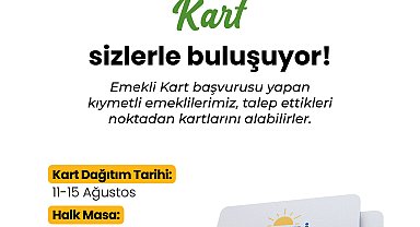 Konyaaltı'nda Emekli Kart için geri sayım