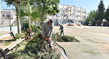 Okul bahçeleri Kepez'le güzelleşiyor