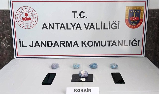 Alanya'da kokain operasyonu