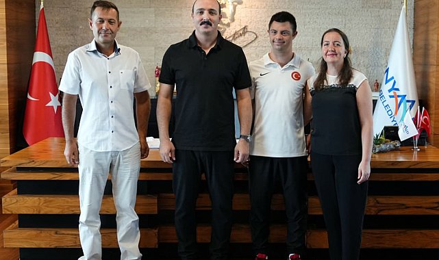 Başkan Kotan'dan milli yüzücüye destek