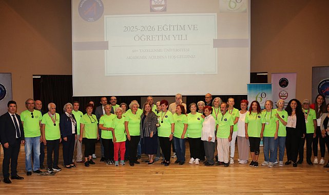 60+ Tazelenme Üniversitesi Akademik Yılı Açılış Töreni gerçekleştirildi