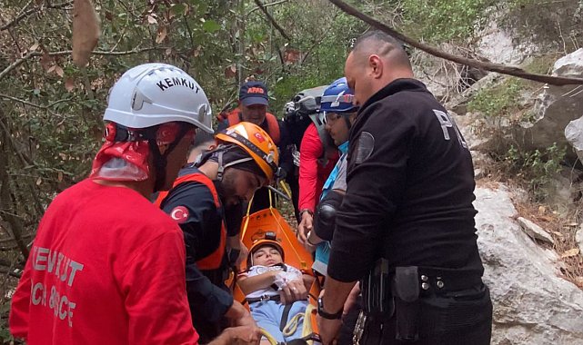 AFAD, ormanda mahsur kalan turisti kurtardı