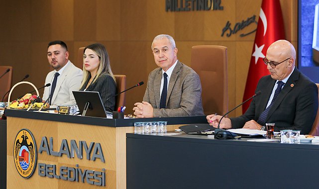Alanya Belediyesi'nde ekim meclisi