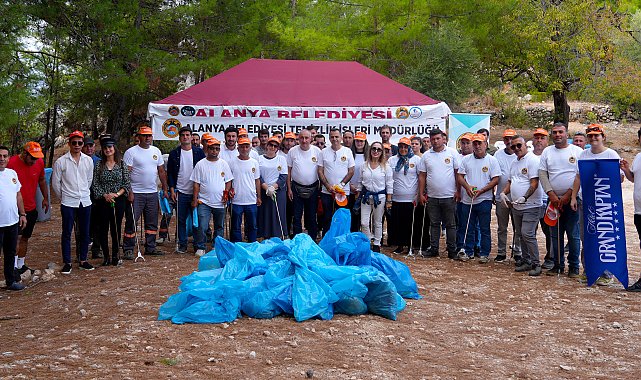 Alanya'da kale temizliği