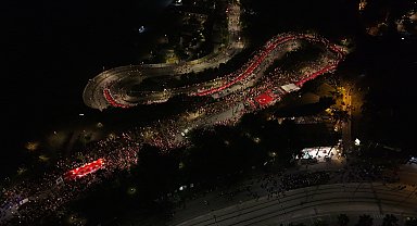 Antalya'da Fener Alayı ile Cumhuriyet coşkusu