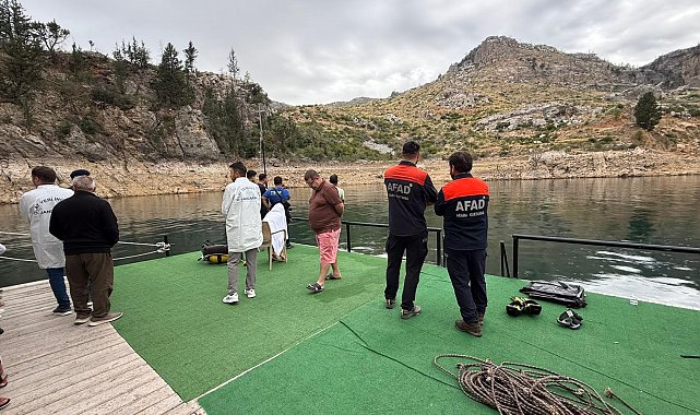 Baraj gölünde kaybolan İrlandalı turist aranıyor