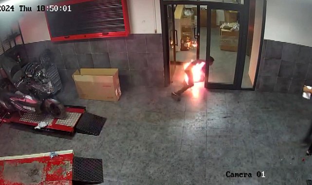 İş arkadaşının çıraklık öğrencisini benzin döküp ateşe verdiği iddiası