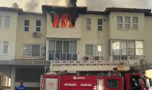 Korkutan yangın büyümeden söndürüldü