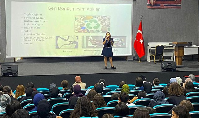 Lise öğrencilerine sıfır atık ve iklim değişikliği eğitimi
