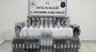 Manavgat'ta kaçak içki operasyonu