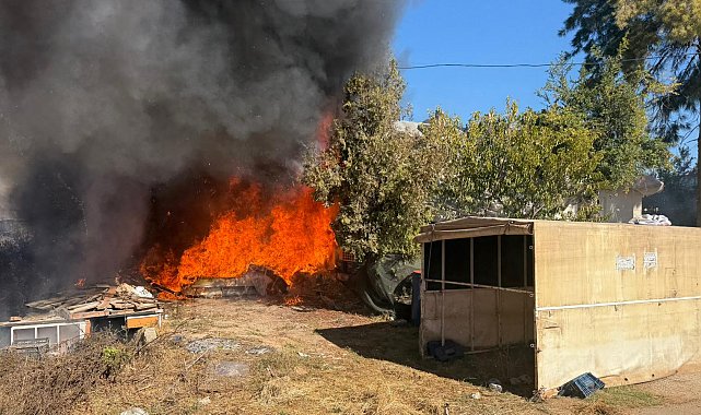 Sera sökümü sırasında çıkan yangın müstakil eve sıçradı