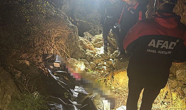 35 metrelik falezlerden düşen kişi hayatını kaybetti