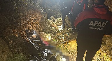 35 metrelik falezlerden düşen kişi hayatını kaybetti