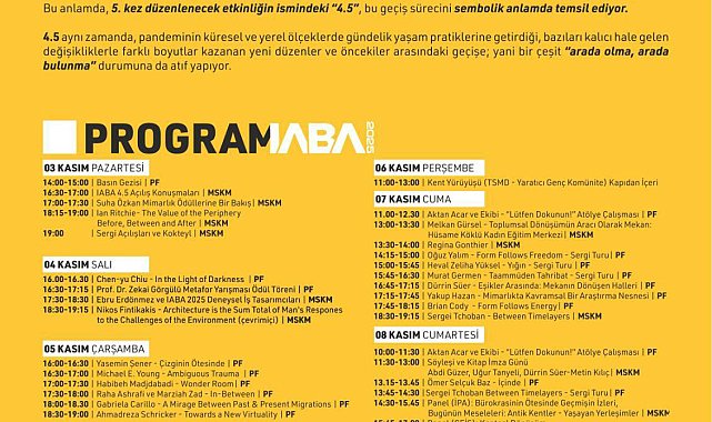 5. Uluslararası Antalya Mimarlık Bienali 3- 9 Kasım'da Kepez'de