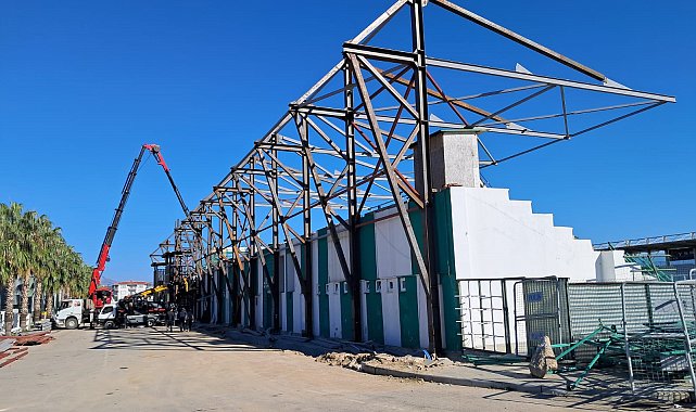 İsmail Ogan Stadyumu'nda çalışmalar sürüyor