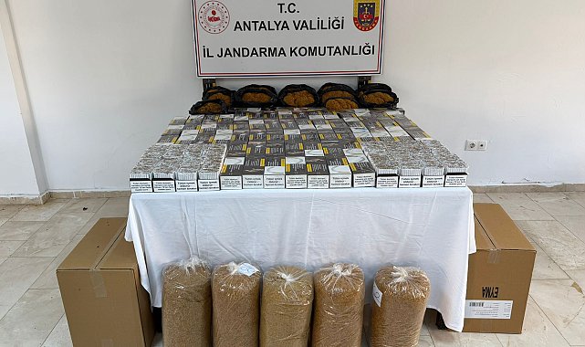 Kaçak tütün ve makaron baskını