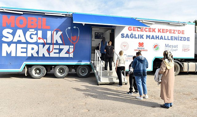 Kepez'in Mobil Sağlık Merkezi Duraliler'de
