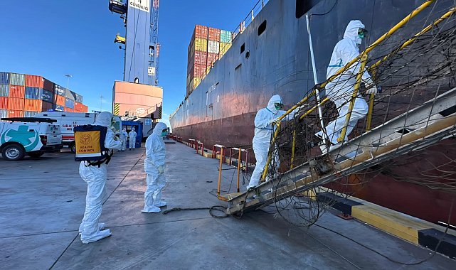 Antalya Limanı'nda Halk Sağlığı Acil Durum Tatbikatı
