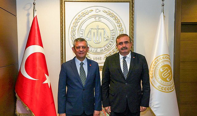 Özgür Özel'den, Uyuşmazlık Mahkemesi Başkanı Güleç'e ziyaret