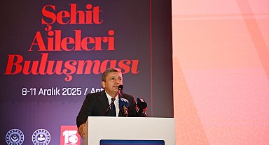 Şehit aileleri Antalya'da buluştu