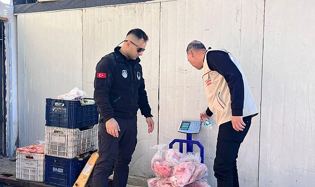 Soğuk hava deposundaki 574 kilo bozuk ürün imha edildi