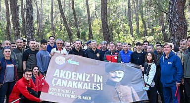 Yüzbaşı Aker ve silah arkadaşları Kemer'de anıldı