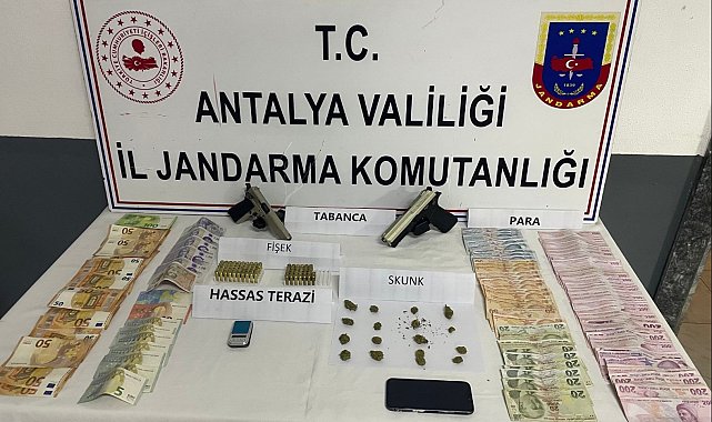 Manavgat'ta uyuşturucu operasyonu
