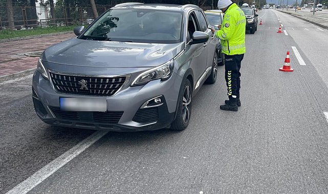 Antalya'da son 1 haftada 6 bin 766 araç ve sürücüsüne ceza