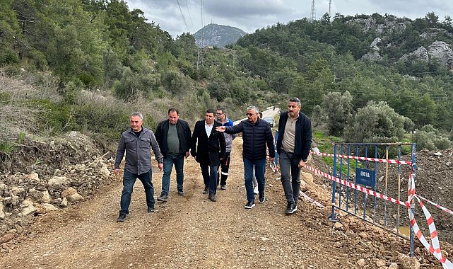 Başkan Topaloğlu Çıralı'da çalışmaları yerinde inceledi