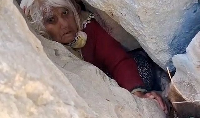 Hayvan otlatmaya çıkıp kayboldu, kayalıklardaki yarığa düşüp halde bulundu