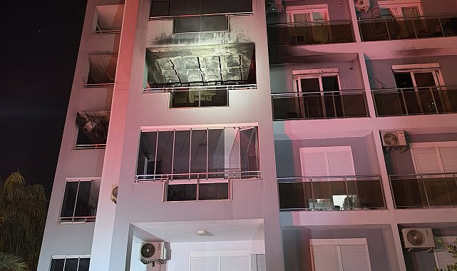 Rezidansta başlayan yangın söndürüldü