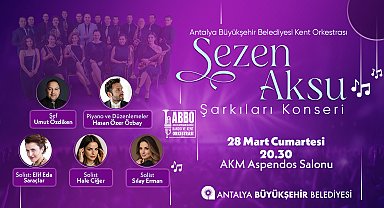 ABBO'dan Sezen Aksu şarkıları konseri