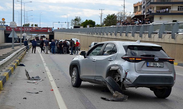 Alt geçitte kaza: 1 yaralı