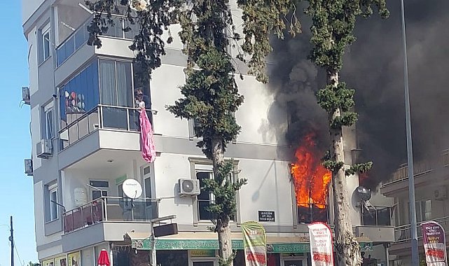 Antalya'da yangın; mahsur kalanlar kurtarıldı