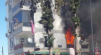 Antalya'da yangın; mahsur kalanlar kurtarıldı