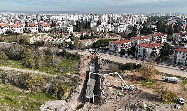 ASAT'tan Konyaaltı'na 60 milyon TL'lik yağmur suyu hattı yatırımı