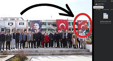 CHP ilçe başkanına poster tepkisi
