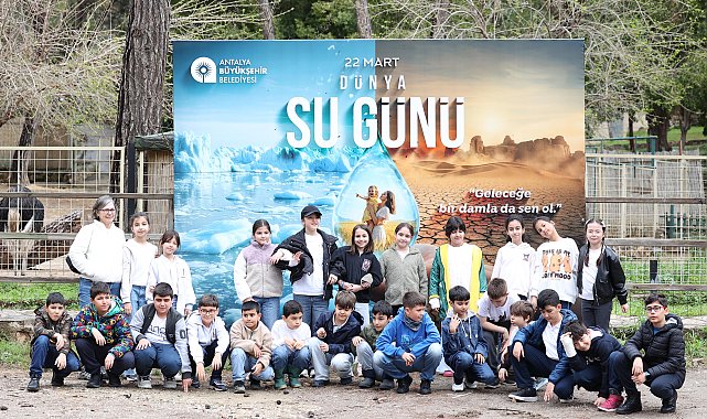 Dünya Su Günü'nde çocuklara eğlenceli eğitim